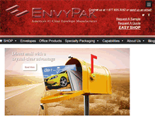 Tablet Screenshot of envypak.com